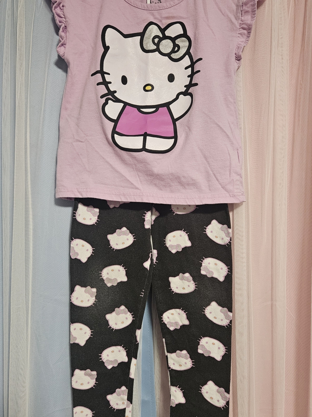 Hello Kitty Sanrio Girls 2-Piece Outfit Set Size 6X